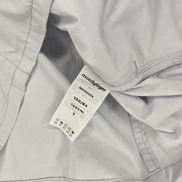 Moody Tiger Tech Jacket Youth Girls 130(sz 7) White  Zip  Athletic Small Spot‎ - Picture 3 of 9